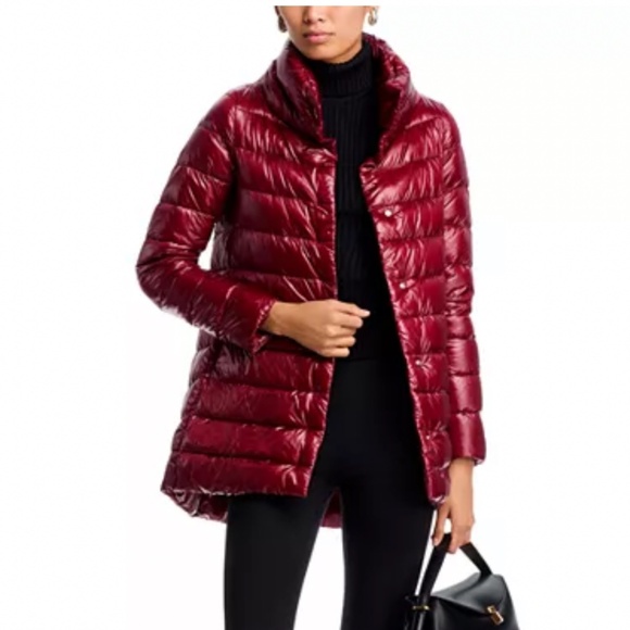 HERNO Jackets & Blazers - HERNO Stunning Amelia Stand Collar Down Puffer Coat Sz 40/4 NWT $755!!